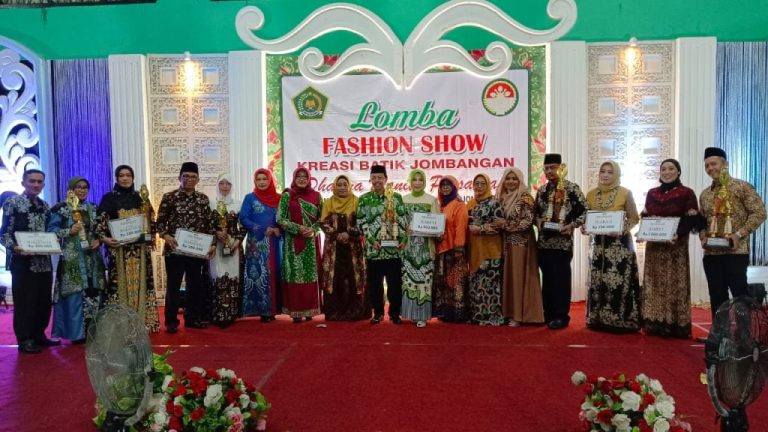 Ini Para Juara Lomba Fashion Show Kreasi Batik Jombangan Kemenag Jombang