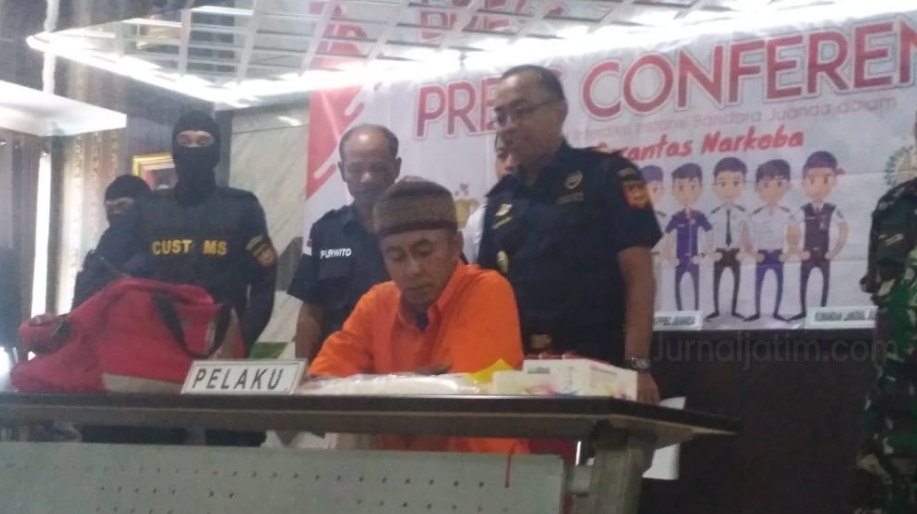 Bea Cukai Juanda Gagalkan Penyelundupan Sabu Seberat 815 