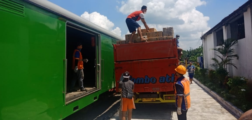 Angkutan barang di kereta api