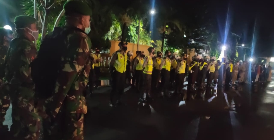 Jelang Lebaran, Petugas Gabungan Gencar Patroli Cegah Kejahatan