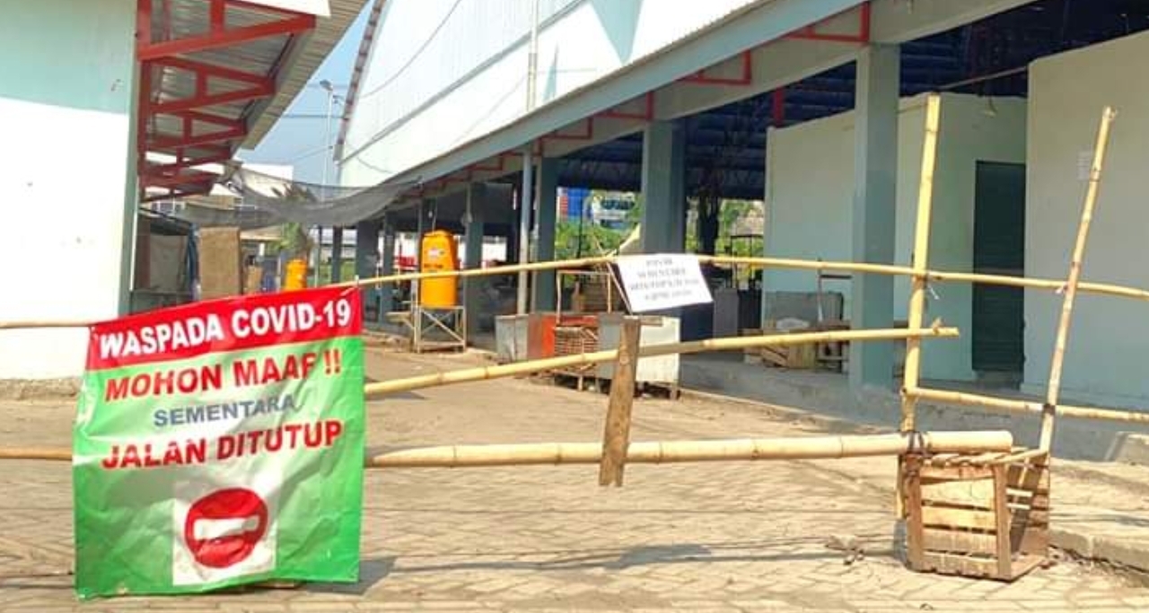 Pasar tradisional di Kecamatan Peterongan ditutup