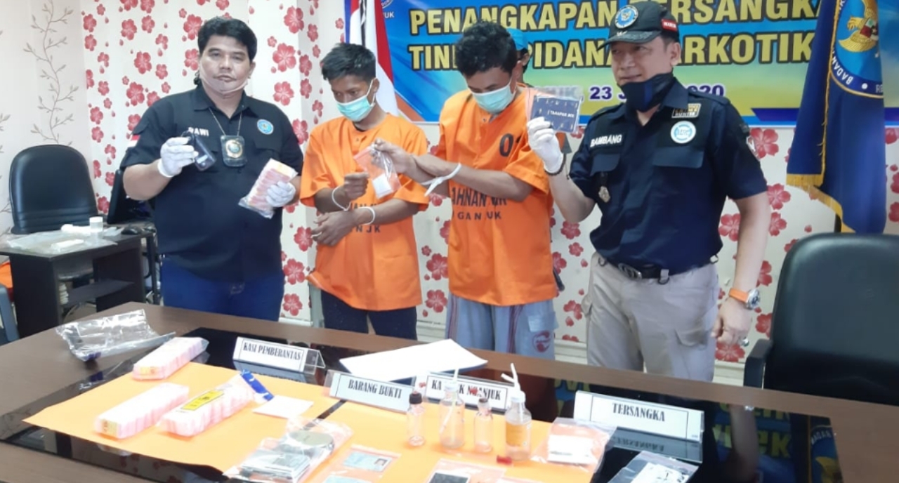 Pengedar Sabu Jaringan Surabaya-Magetan Keok di Tangan BNNK Nganjuk