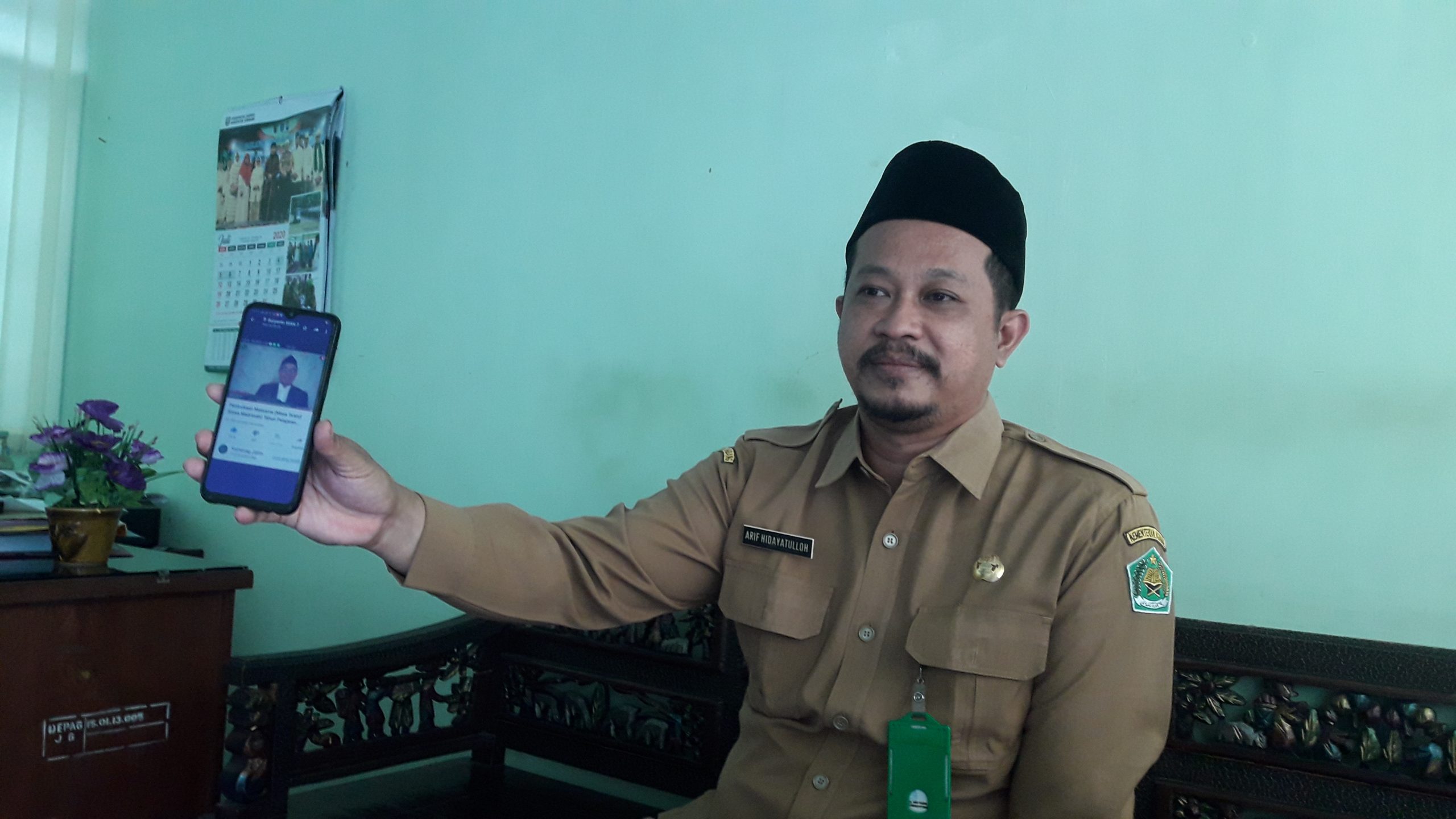 Masa Pandemi, Kemenag Jombang Gelar Pengenalan Peserta Didik Via Online