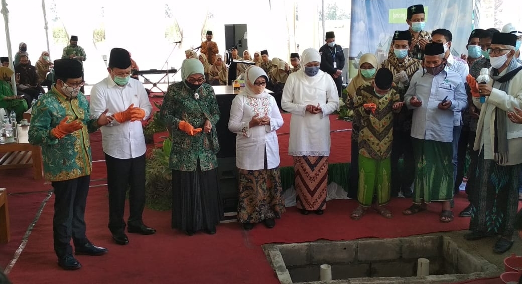 Peletakan Batu Pertama RSNU Jombang Dihadiri Tiga Menteri