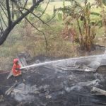 Bakar Sampah, Warung di Jalan Soekarno-Hatta Jombang Ludes Terbakar