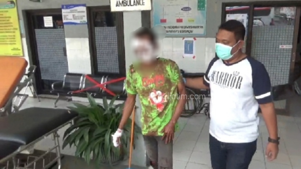 Pelaku Jambret HP di Dasbor Motor Pelajar SMP Babak belur Dimassa