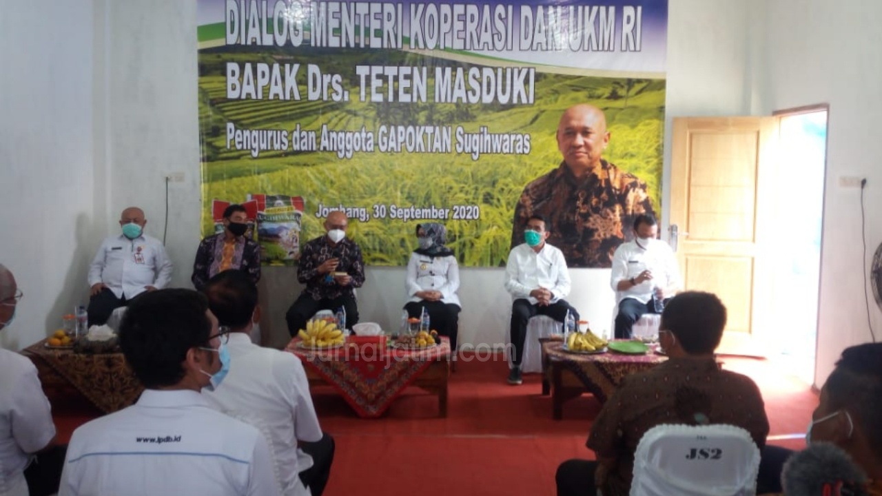 Di Jombang, Menteri Teten Masduki Siap Berikan Pembiayaan Likuiditas Koperasi