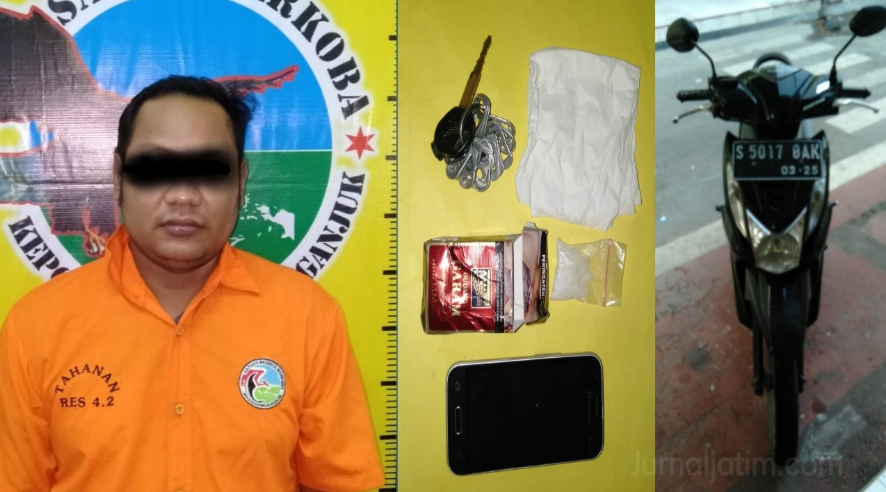 Simpan Sabu 3,75 Gram, Pemuda Jombang Lulusan Madrasah Ditangkap di Nganjuk