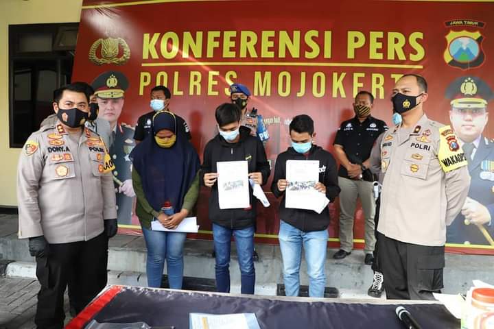 Penyebar Video Hoaks Perkelahian Antar Pelajar di Mojokerto Ditangkap