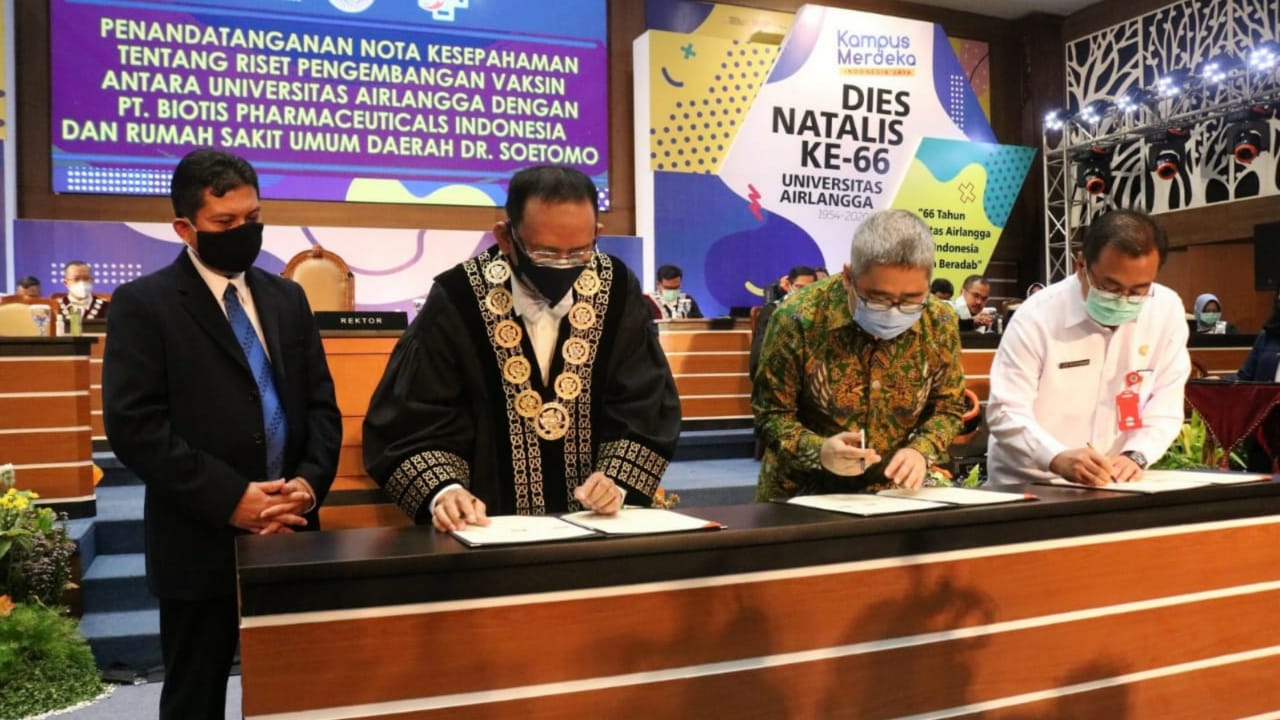 Vaksin COVID-19 Unair Surabaya Siap Tahap Uji Coba Pada Hewan