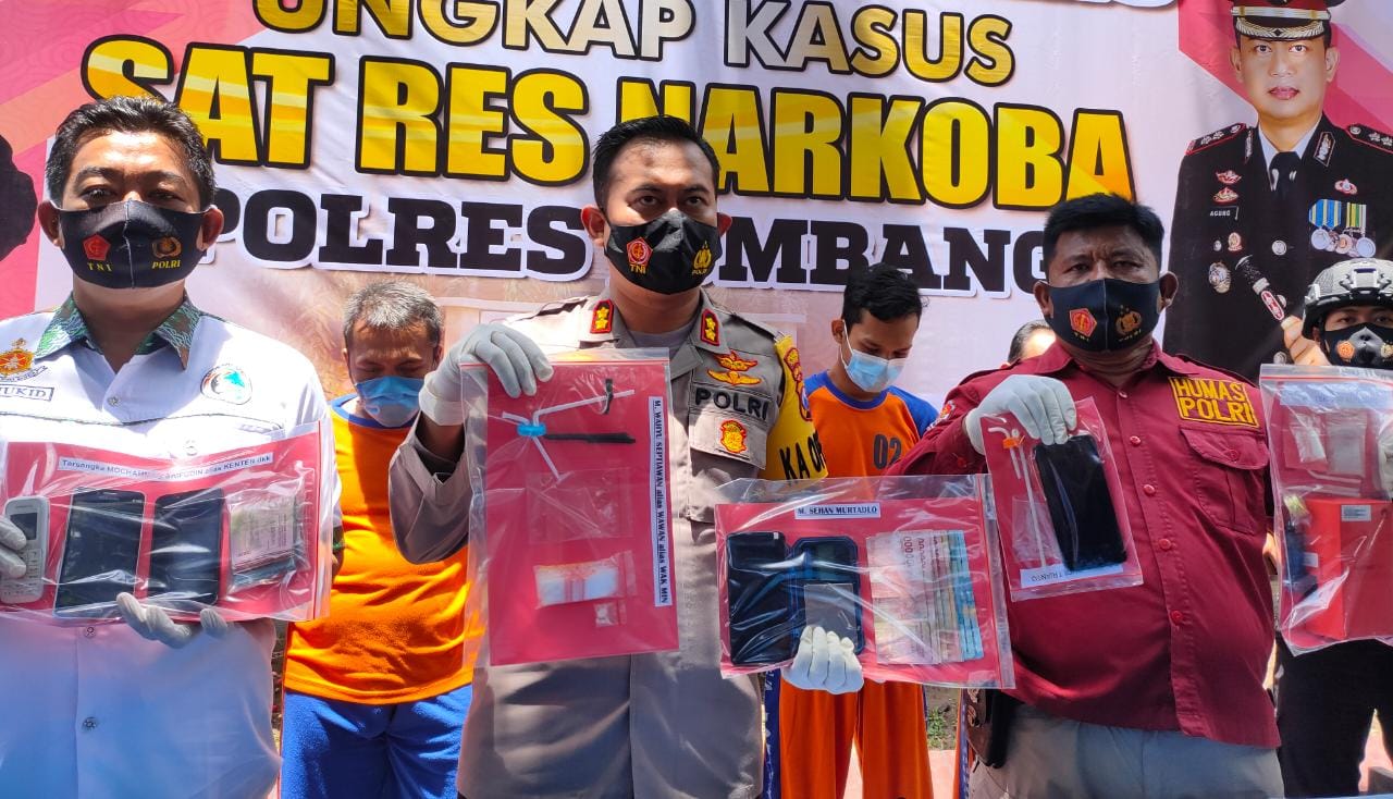 12 Pelaku Narkoba Dilibas Polres Jombang di Masa Pandemi COVID-19