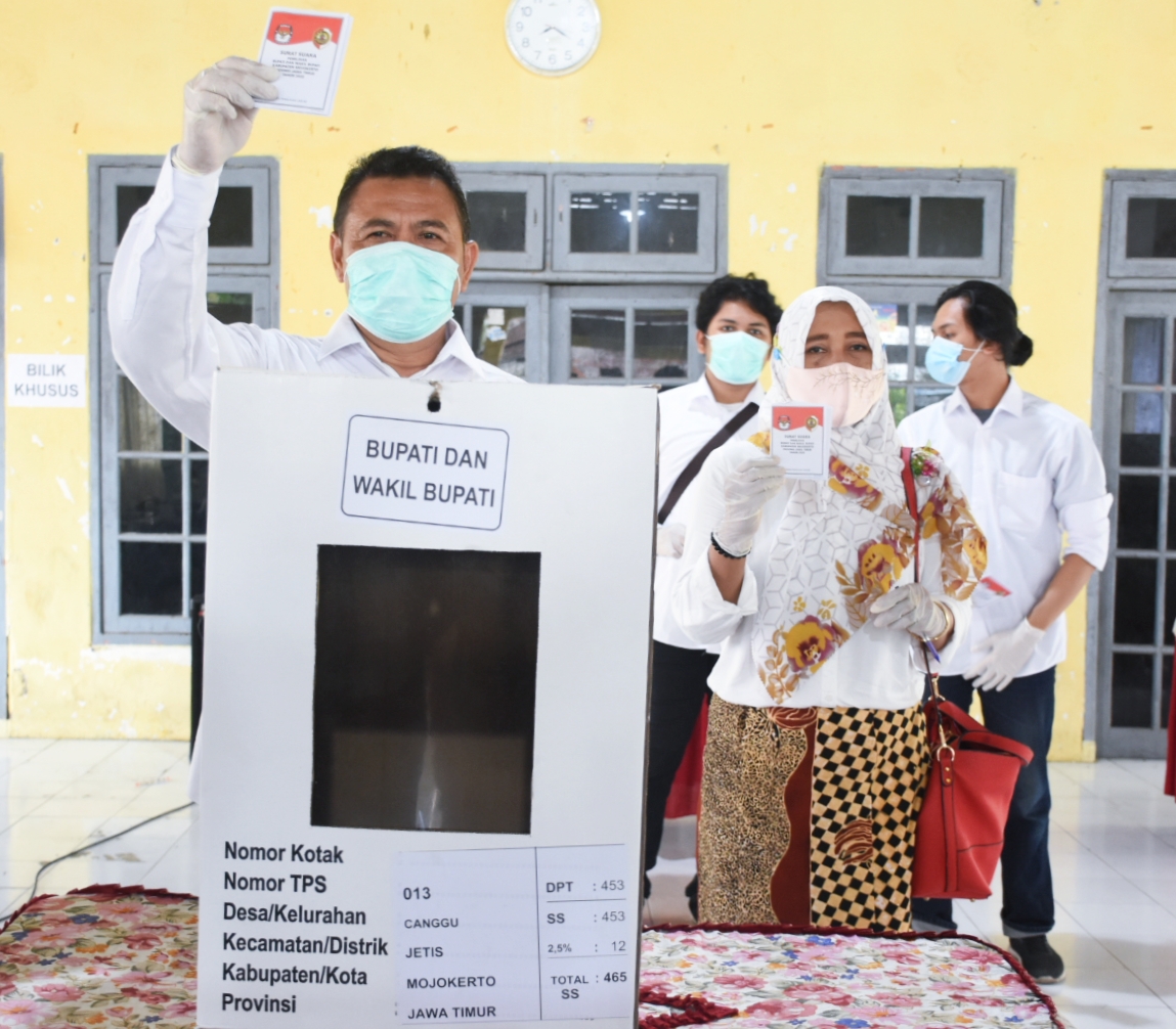 Calon Petahana di Pilkada Mojokerto Kalah di TPS Sendir