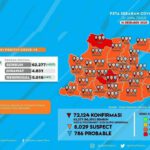 Kasus COVID-19 di Jatim Meningkat, Enam Daerah Masuk Zona Merah