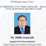 Kabar Duka, Dokter Klinik di Nganjuk Meninggal Terpapar COVID-19