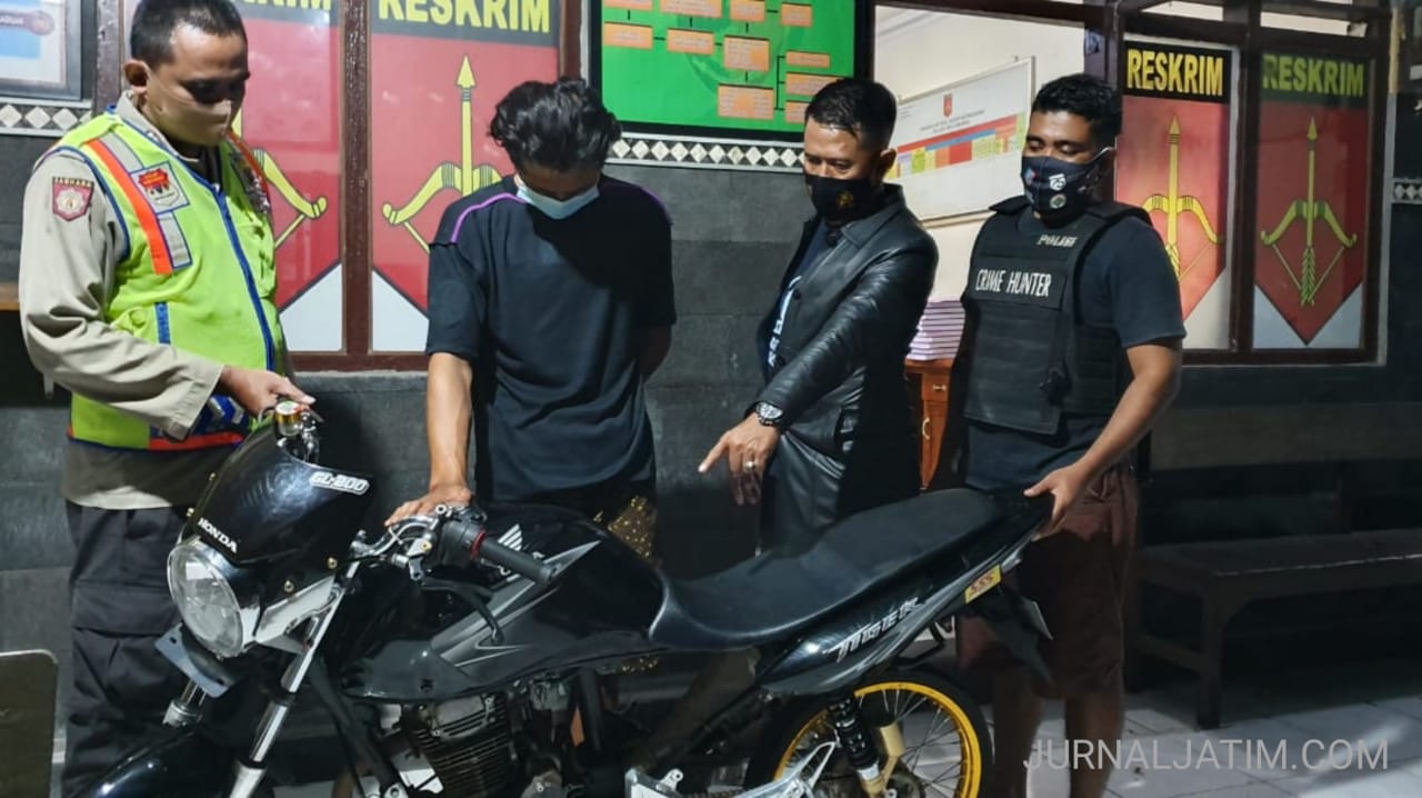 Modus COD, Pelaku Penggelapan Motor di Mojowarno Jombang Ditangkap