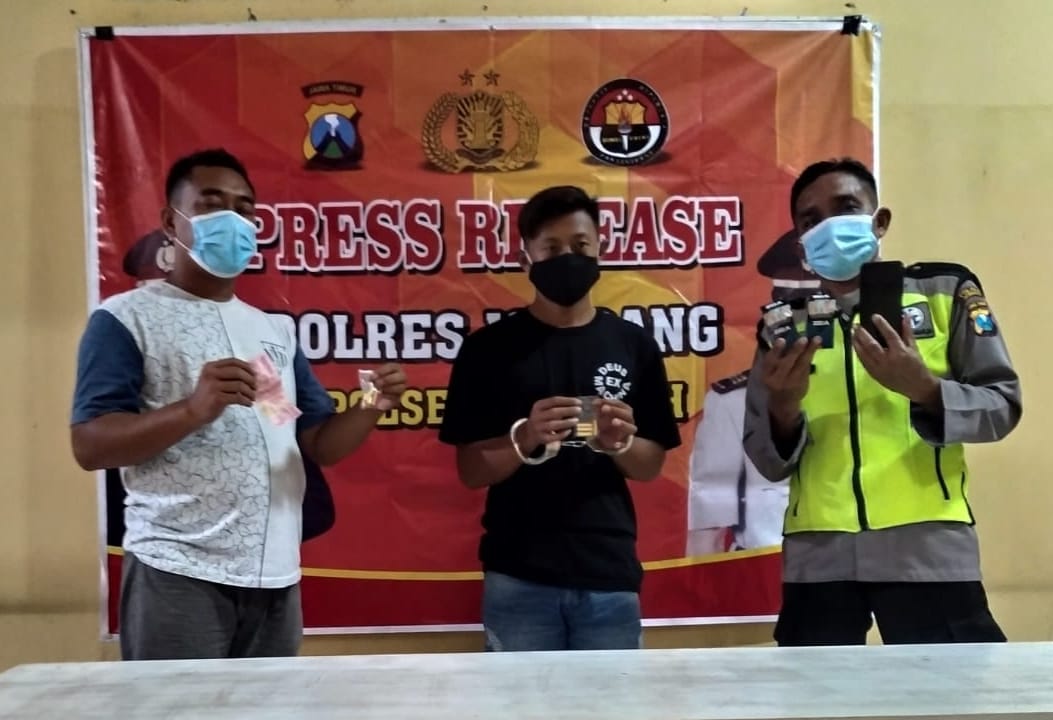 Pengedar Pil Koplo Lintingan Kertas Rokok Ditangkap Polisi di Jombang