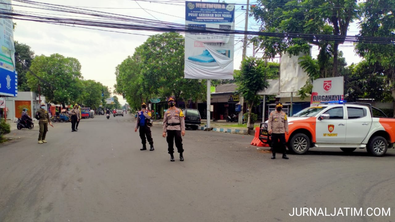 Libur Imlek, Polres Kediri Serentak Operasi Yustisi Antisipasi COVID-19