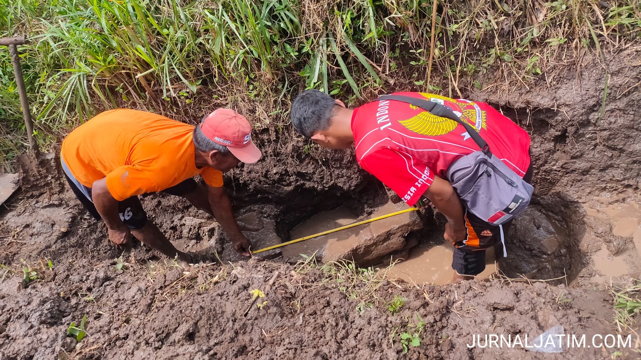 Temukan Bata Kuno, Penggalian Irigasi di Mojowarno Jombang Dihentikan