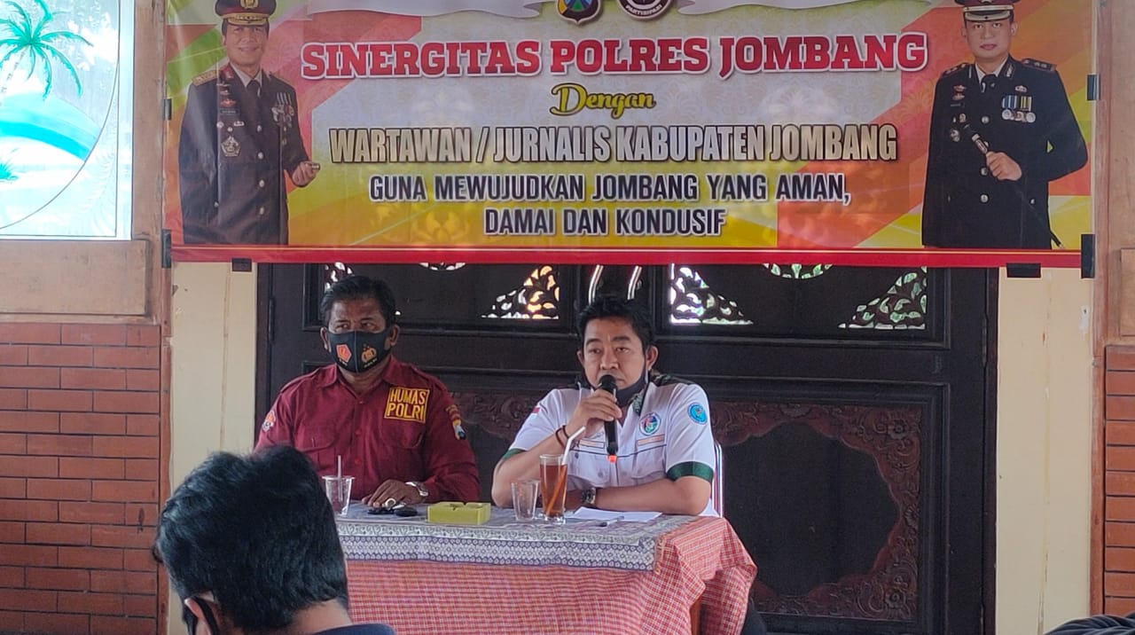 Silaturahmi Polres Jombang dan wartawan tingkatkan sinergitas kemitraan