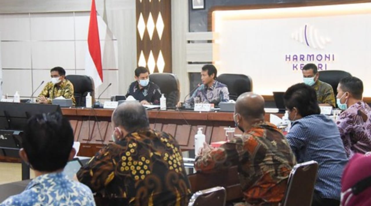 Rakor Bersama KPK, Pemkot Kediri Dukung Program Pencegahan Korupsi