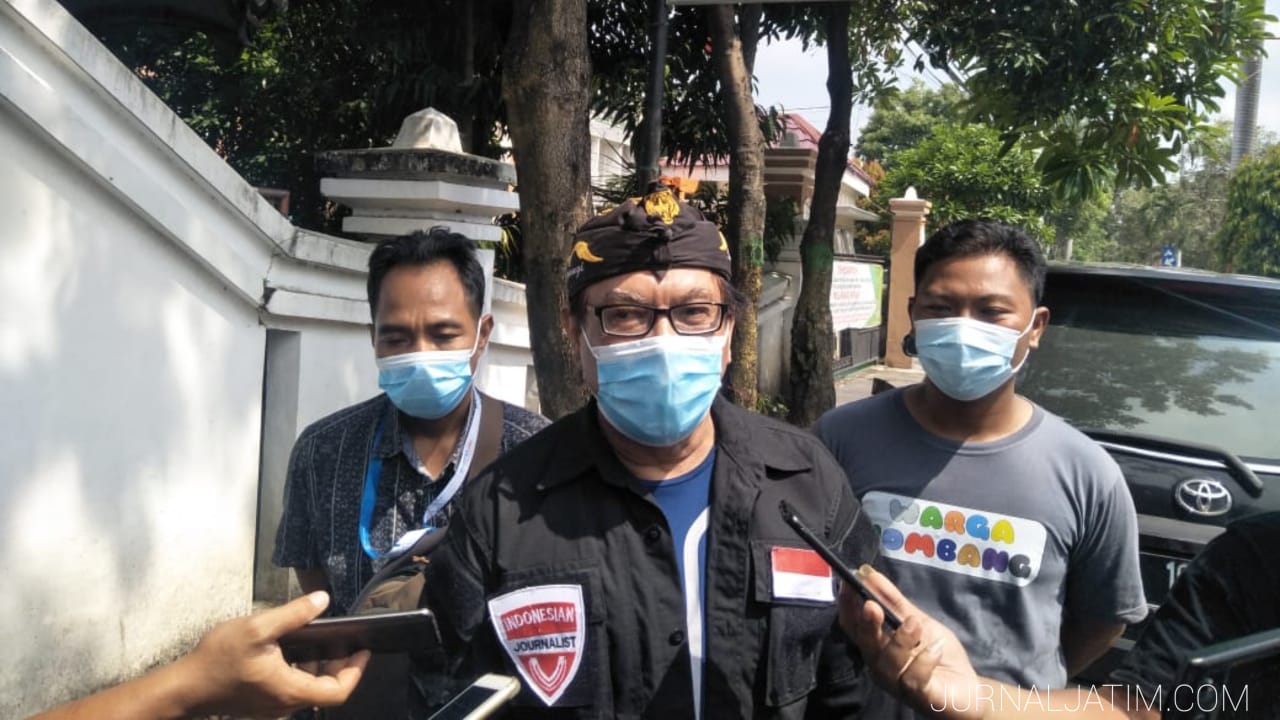 PWI Jombang Aksi Solidaritas Kecam Kekerasan Jurnalis Tempo Nurhadi