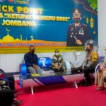 Malam Lebaran, Forkopimda Cek Lokasi Penyekatan Pemudik di Jombang