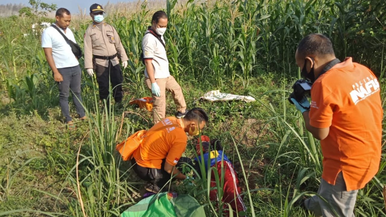 Pamit Cari Rumput, Jenazah Petani Kediri Ditemukan Terbujur Kaku Sawah