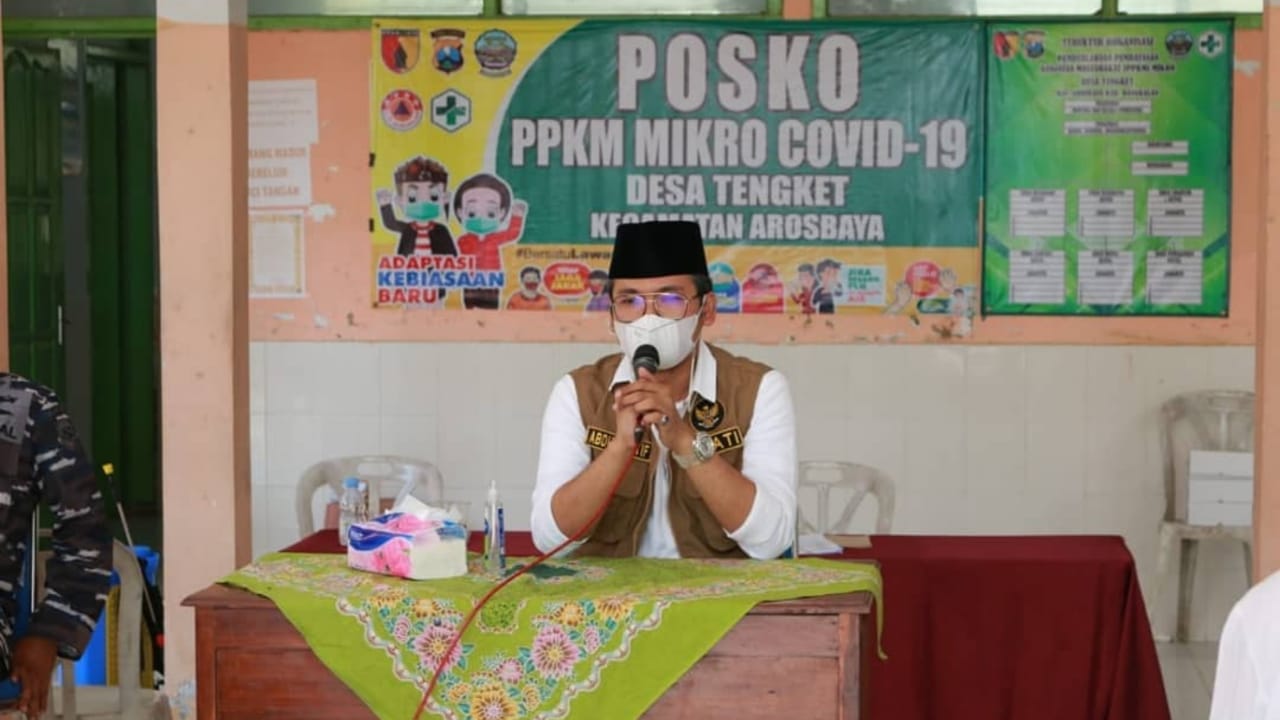 Bupati Bangkalan Sosialisasikan Pentingnya Swab dan Vaksinasi COVID-19