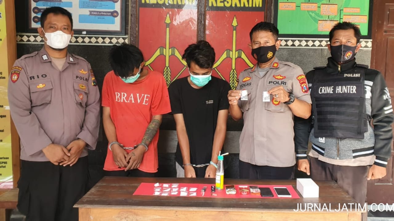 Sebulan Edarkan Sabu-sabu di Jombang, Kakak Adik Ditangkap Polisi