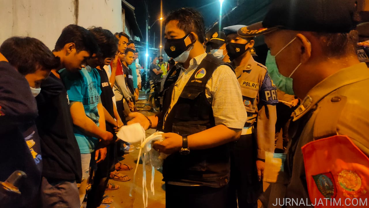 Razia Premanisme dan Yustisi di Jombang, Puluhan Remaja Semburat