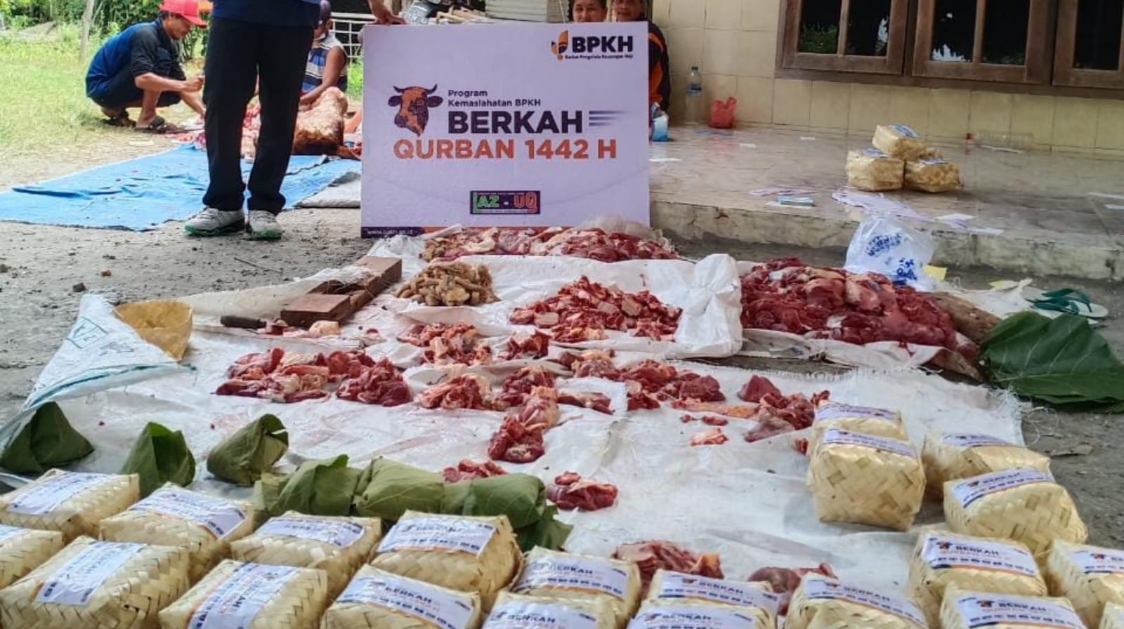 Pandemi, BPKH dan LAZUQ Sebar 1000 Sapi Kurban untuk Kemaslahatan