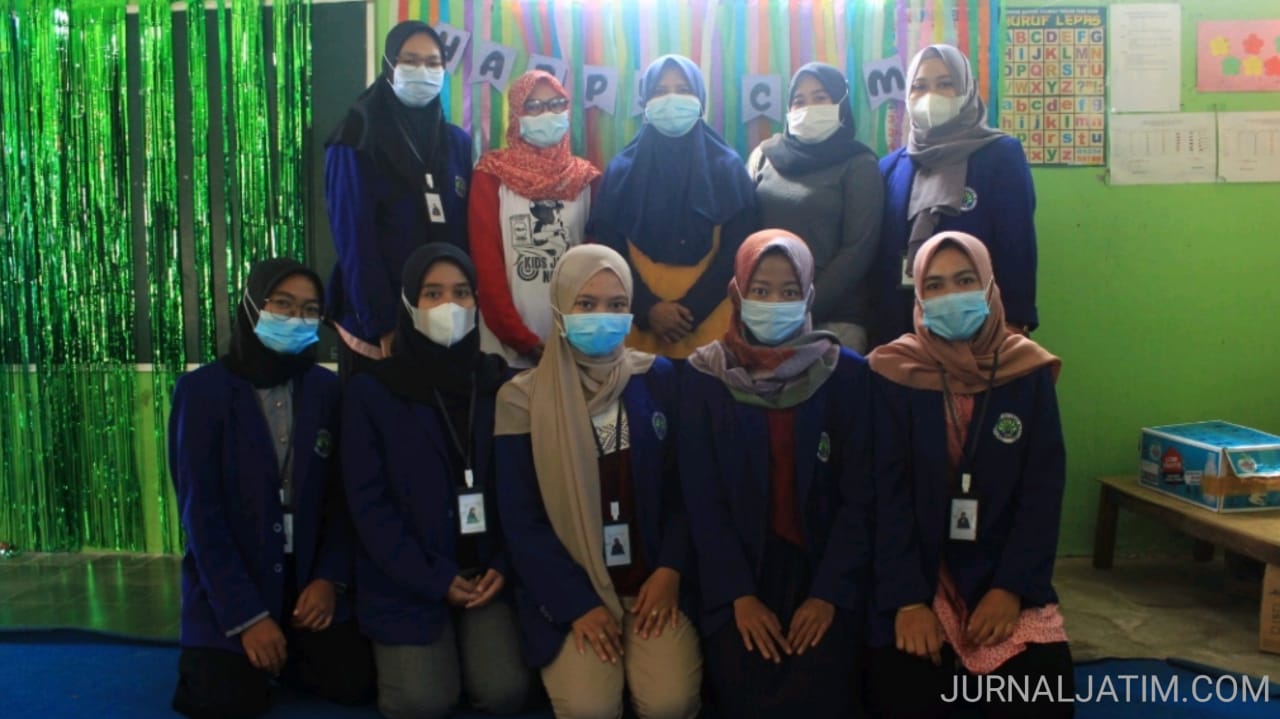 Mahasiswa UM KKN Pulkam di Nganjuk Tutup Program Kerja Happy Camp