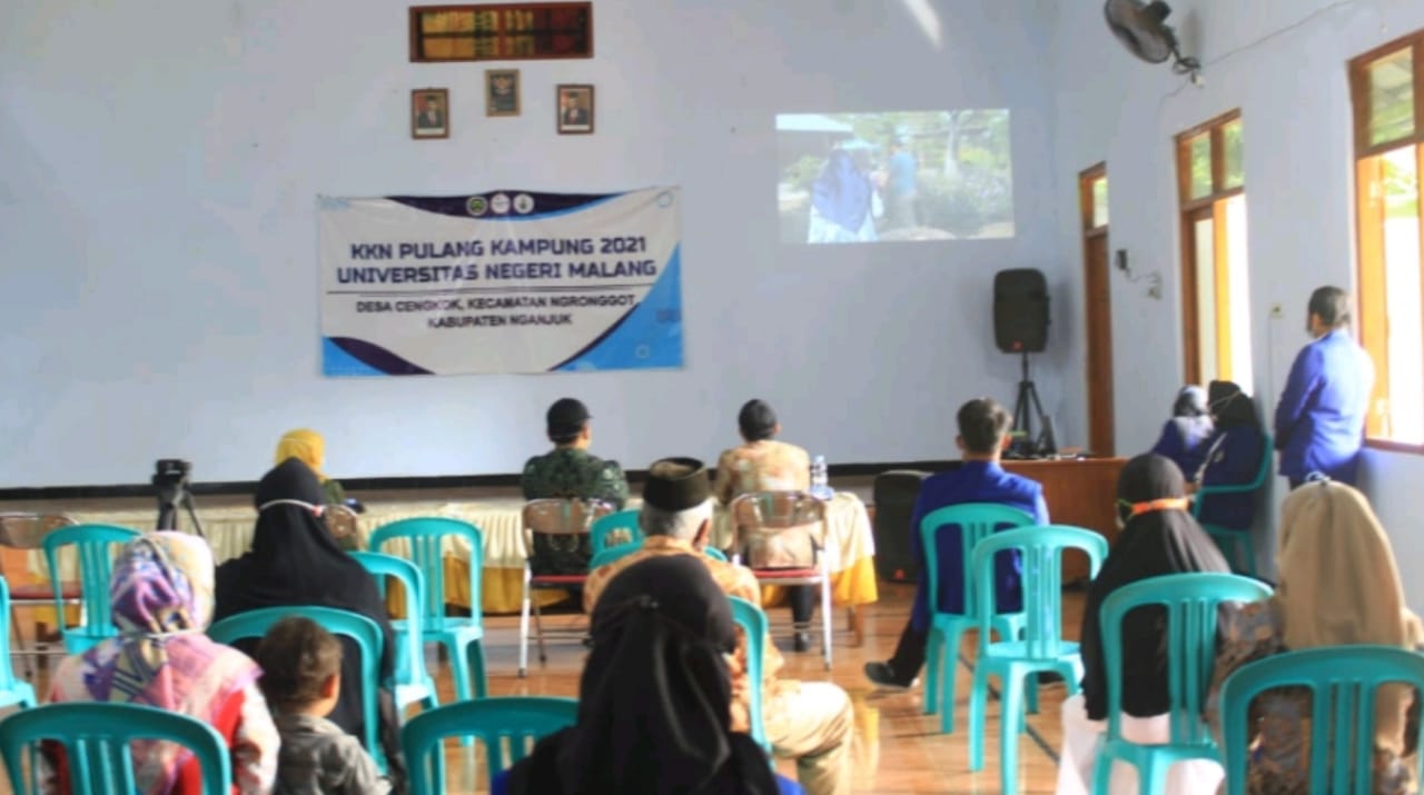 Mahasiswa kenalkan potensi wisata taman cengkok Nganjuk lewat video