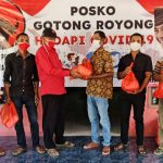 Posko Gotong royong Tersebar di Tuban Bantu Warga Terdampak Pandemi