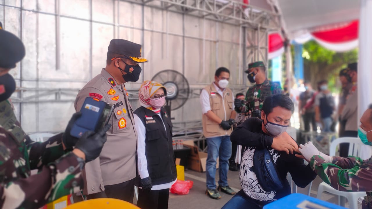 Cakupan Vaksinasi Kabupaten Jombang Tertinggi Kelima di Jatim