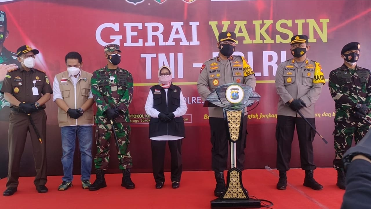 Cakupan Vaksinasi Kabupaten Jombang Tertinggi Kelima di Jatim