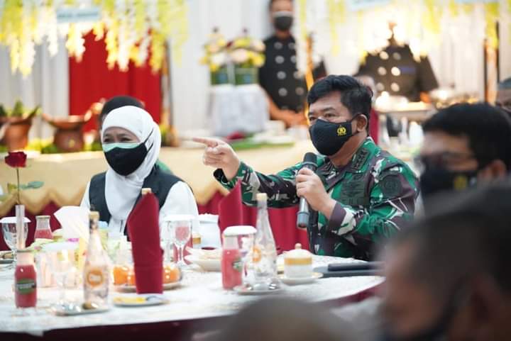Panglima TNI ke Madiun beri arahan penerapan aplikasi Silacak dan Inarisk