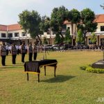 Pengukuhan dan Serah Terima Jabatan Polres Jombang Terapkan Prokes