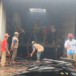 Oven Pabrik Kayu Jati Makmur di Jombang Terbakar, Tiga Jam Api Padam