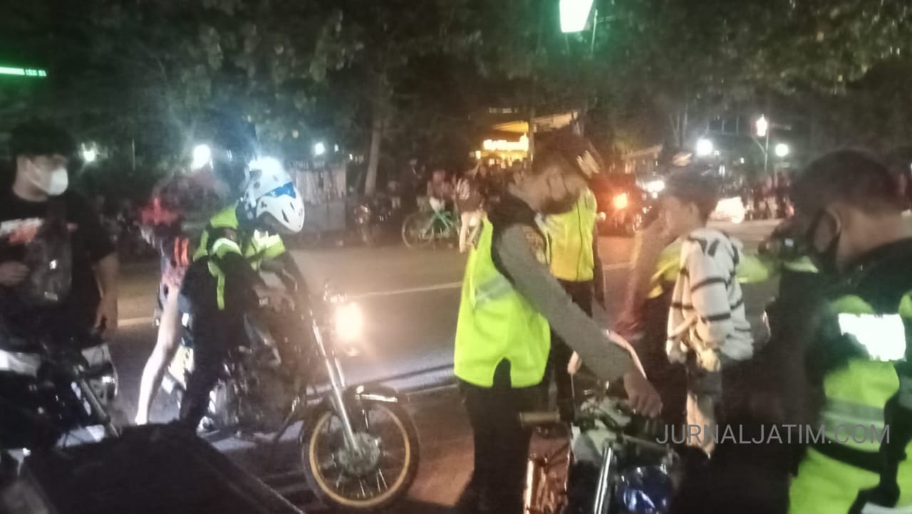 Brrong..Brrong, 103 Motor Knalpot Bising di Jombang 'Dikandangkan' Polisi