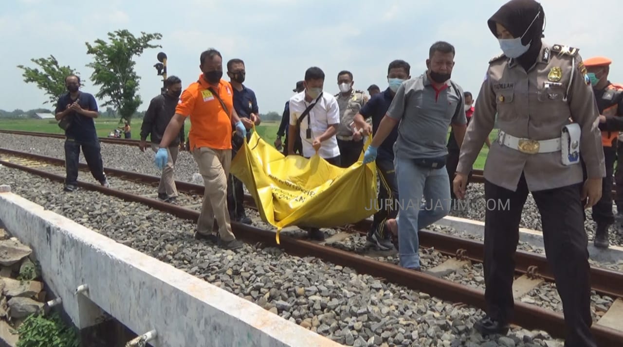 Mengenaskan! Pejalan Kaki di Jombang Tewas Tertabrak Kereta Sancaka