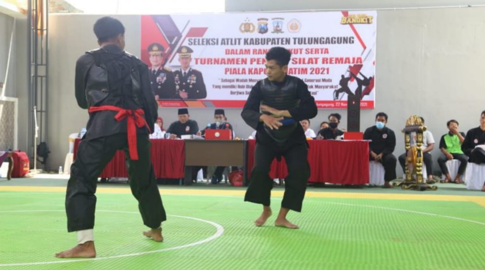 Polres Tulungagung Seleksi Atlet Pencak Silat Jelang Kapolda Cup 2021