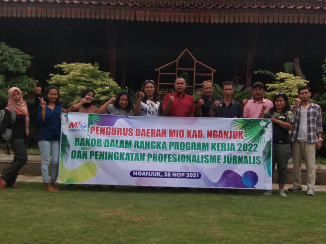 Organisasi Wartawan Media Online di Nganjuk Rakor Program Kerja 2022