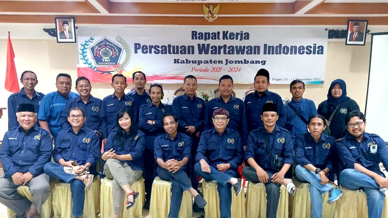 PWI Jombang Rumuskan Program Kerja 2021-2024 di Prigen Pasuruan