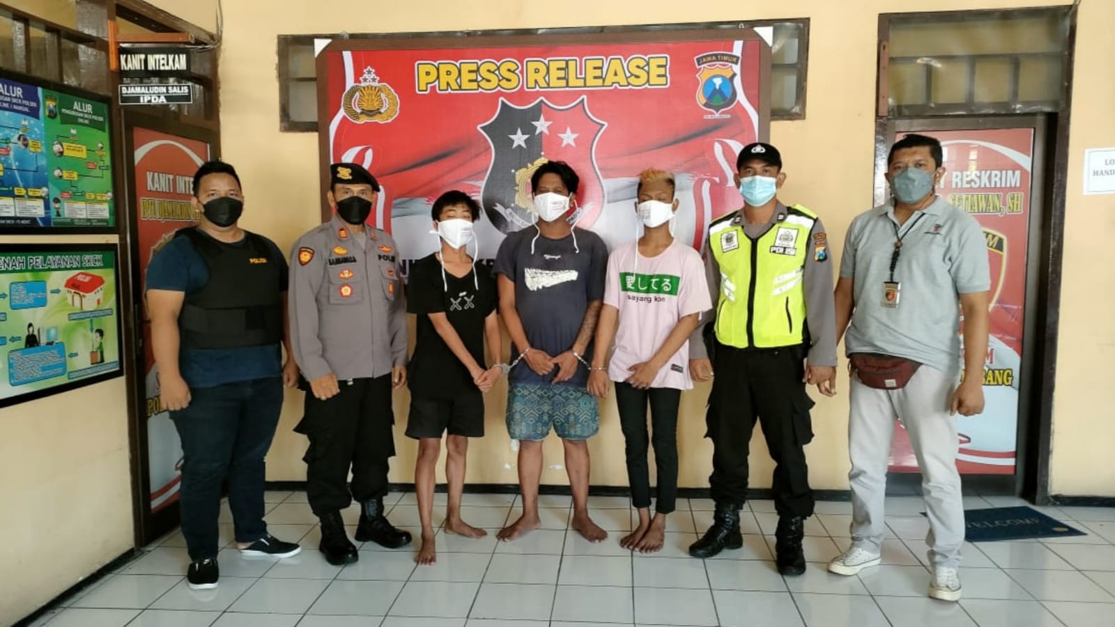 Bapak Anak dan Rekannya Masuk Penjara Karena Keroyok Pria di Jombang