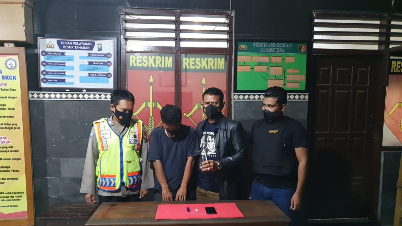 Mekanik Motor di Jombang Ditangkap Polisi Karena Miliki 4 Paket Sabu