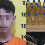 Pemuda Asal Kediri Ditangkap saat Transaksi Miras di Tulungagung