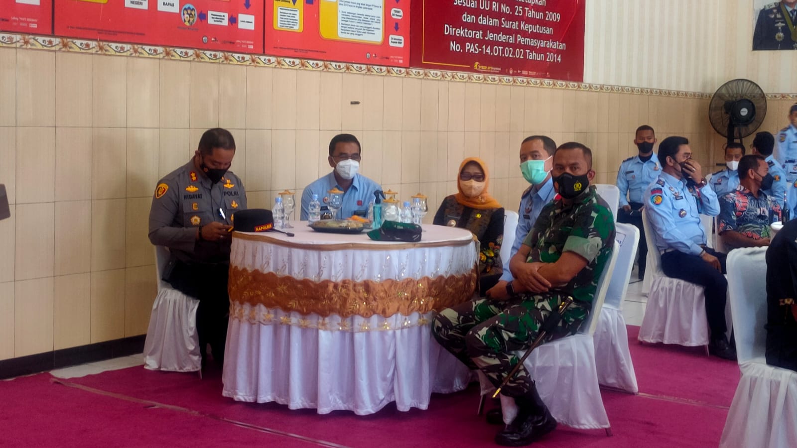 Bangunan Dapur Lapas Jombang Diresmikan Bupati Mundjidah Wahab