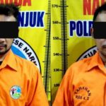 Polres Nganjuk Bekuk Dua Pria Pengedar Sabu-sabu Jaringan Jombang