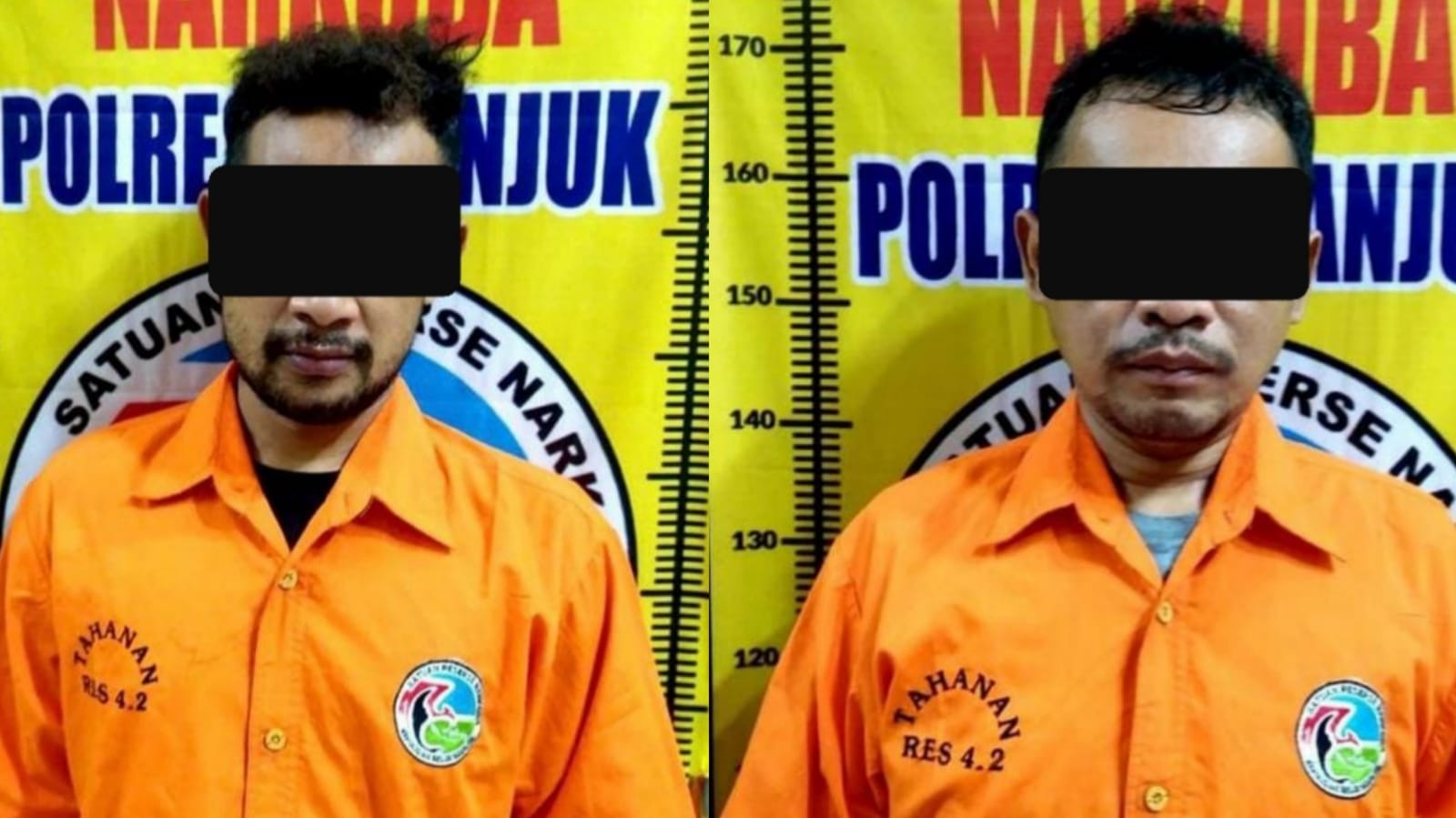 Polres Nganjuk Bekuk Dua Pria Pengedar Sabu-sabu Jaringan Jombang